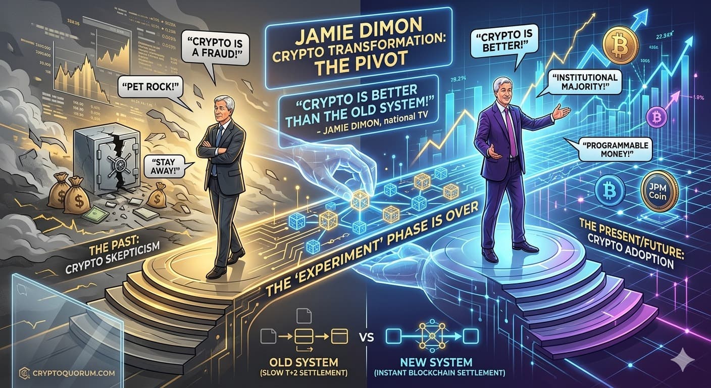 Jamie Dimon Crypto Transformation: The Pivot