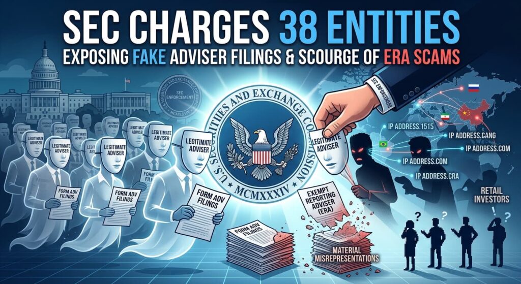SEC: 38 Entities Feigned Legitimacy as U.S. Advisers Through False Filings to Lure Retail Investors