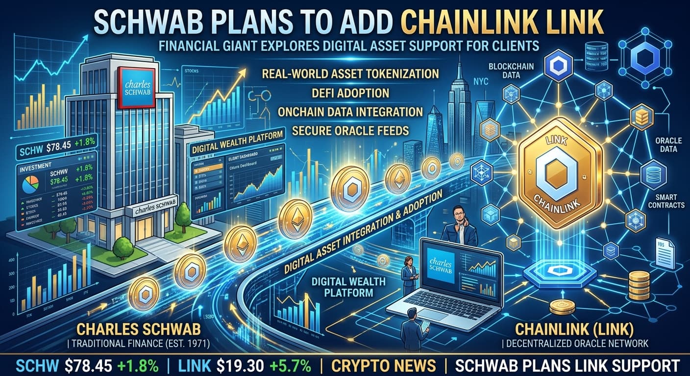Schwab Plans to Add Chainlink LINK