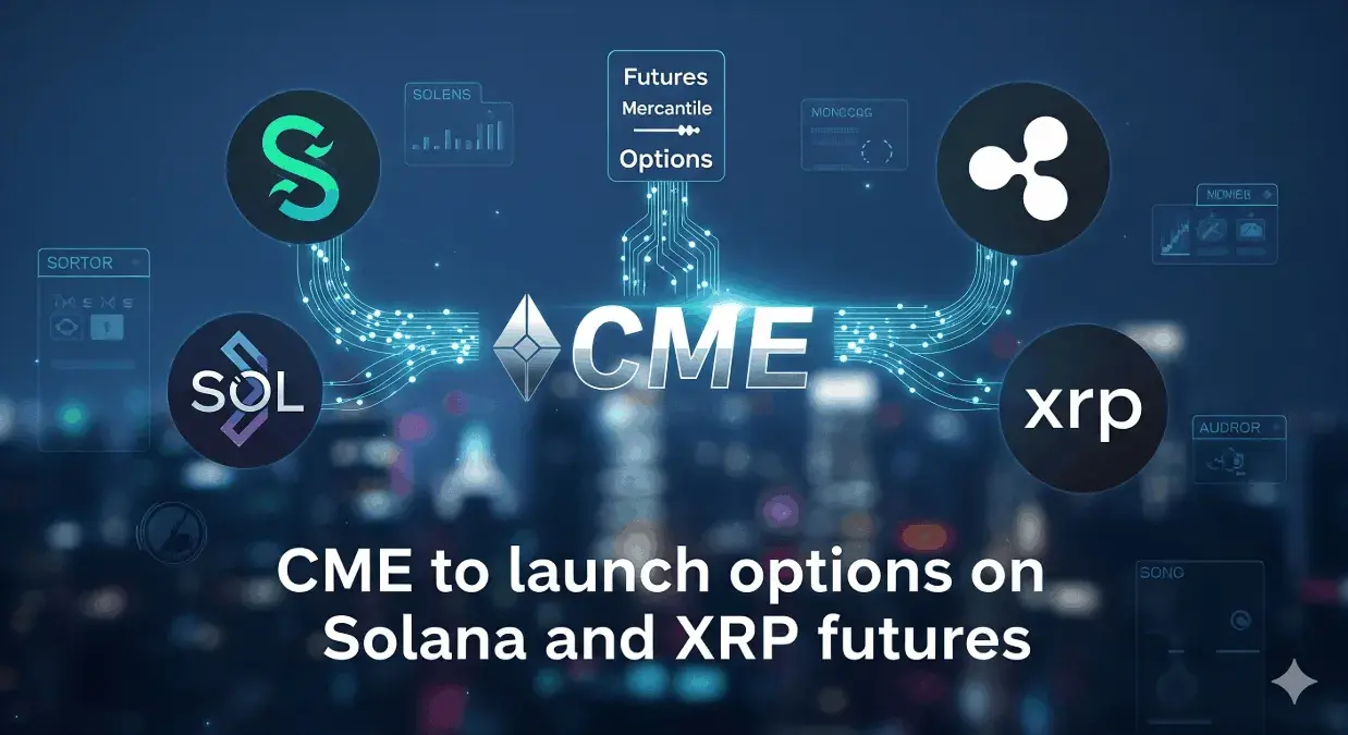 CME lanzará opciones sobre futuros de Solana y XRP