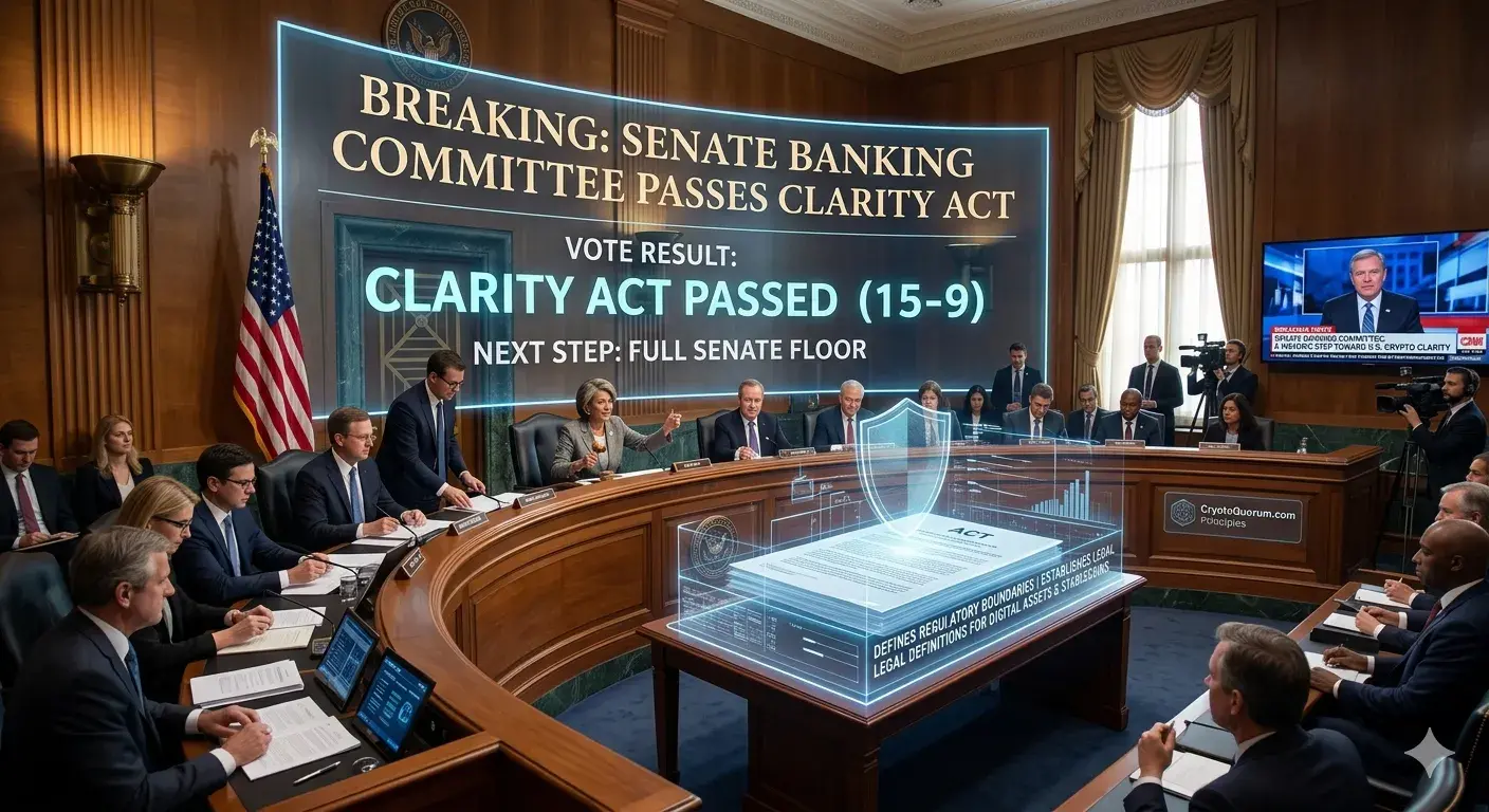 Senate Banking Committee Passes Clarity Act