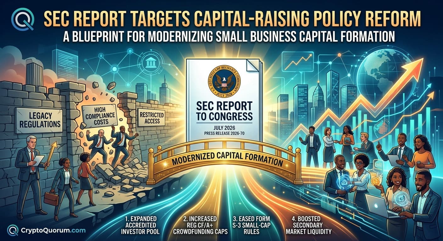 SEC Report Targets Capital-Raising Policy Reform