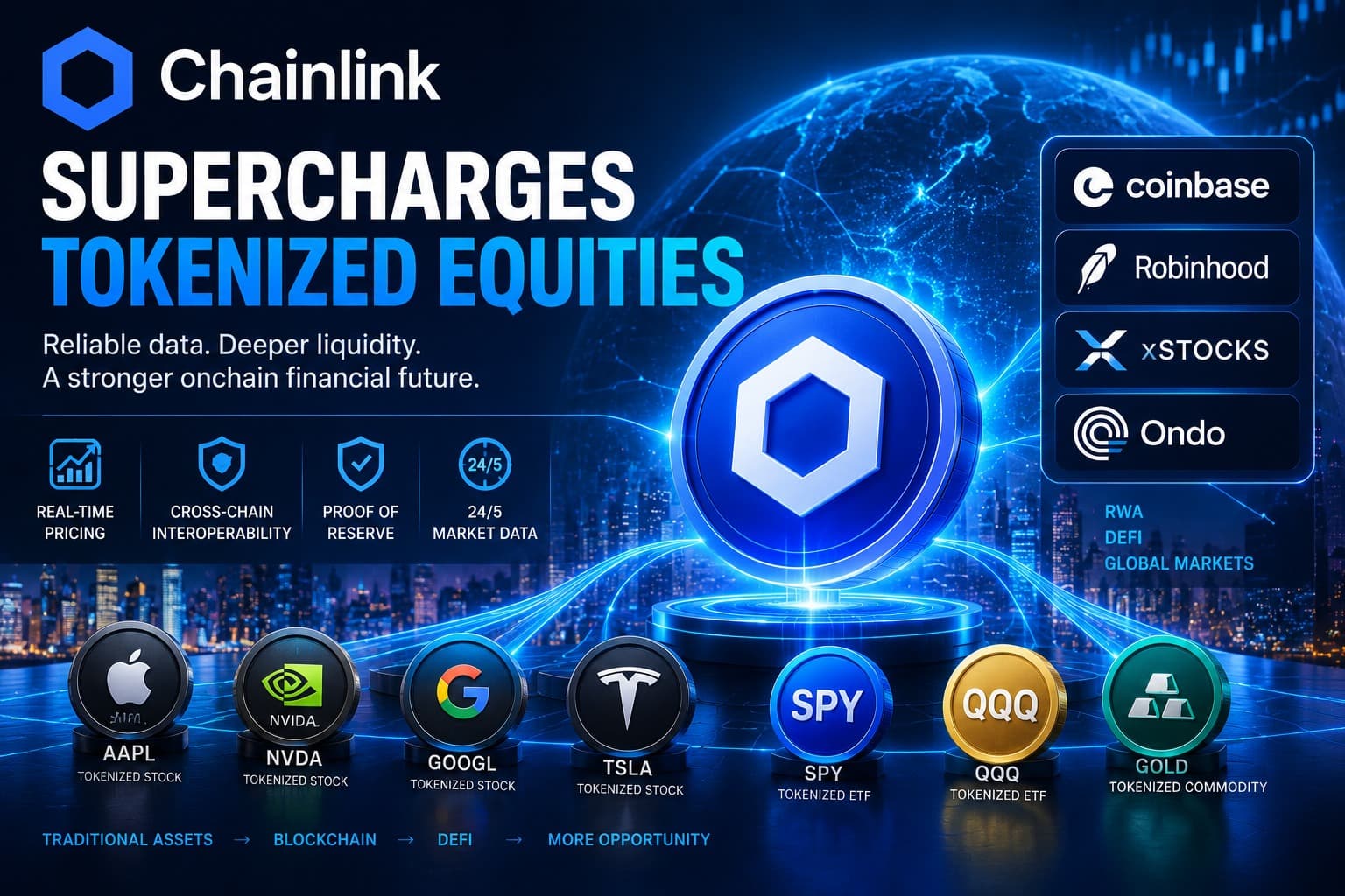 Chainlink Supercharges Tokenized Equities