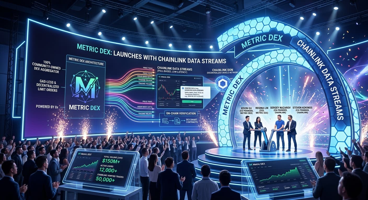 Metric DEX Launches With Chainlink Data Streams