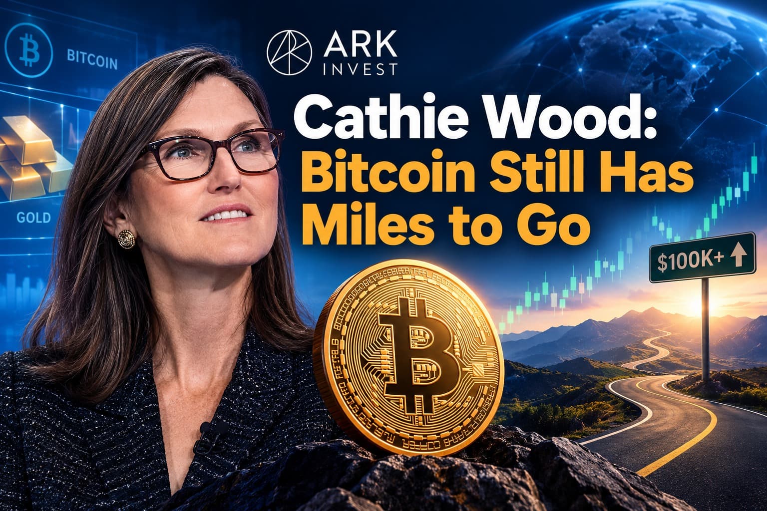 Cathie Wood: Bitcoin Still Has Miles to Go
