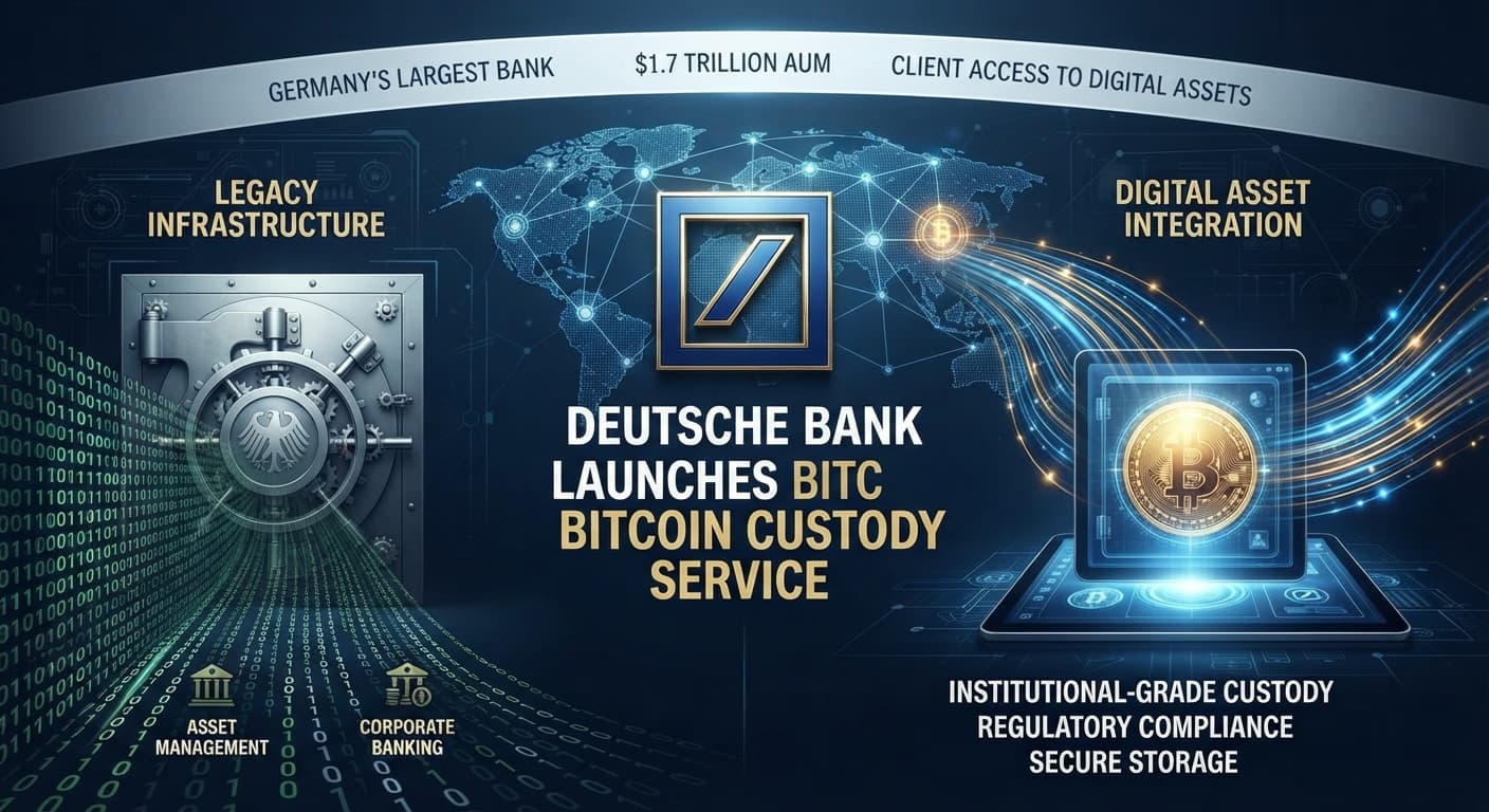 Deutsche Bank Launches Bitcoin Custody Service