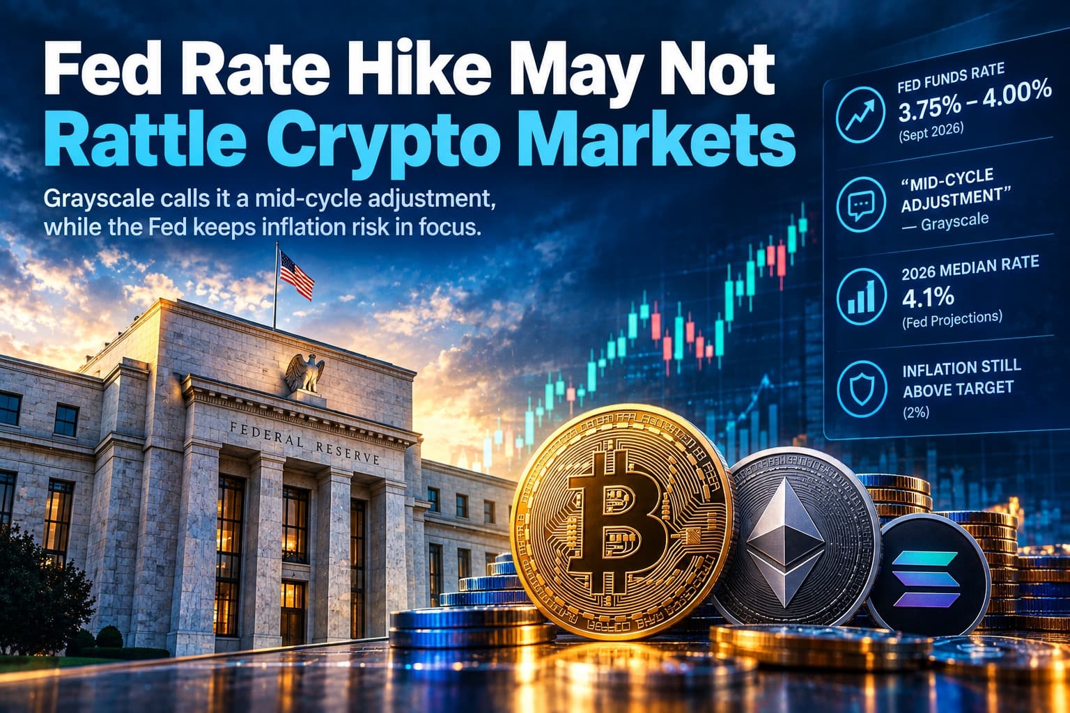 Fed Rate Hike May Not Rattle Crypto Markets