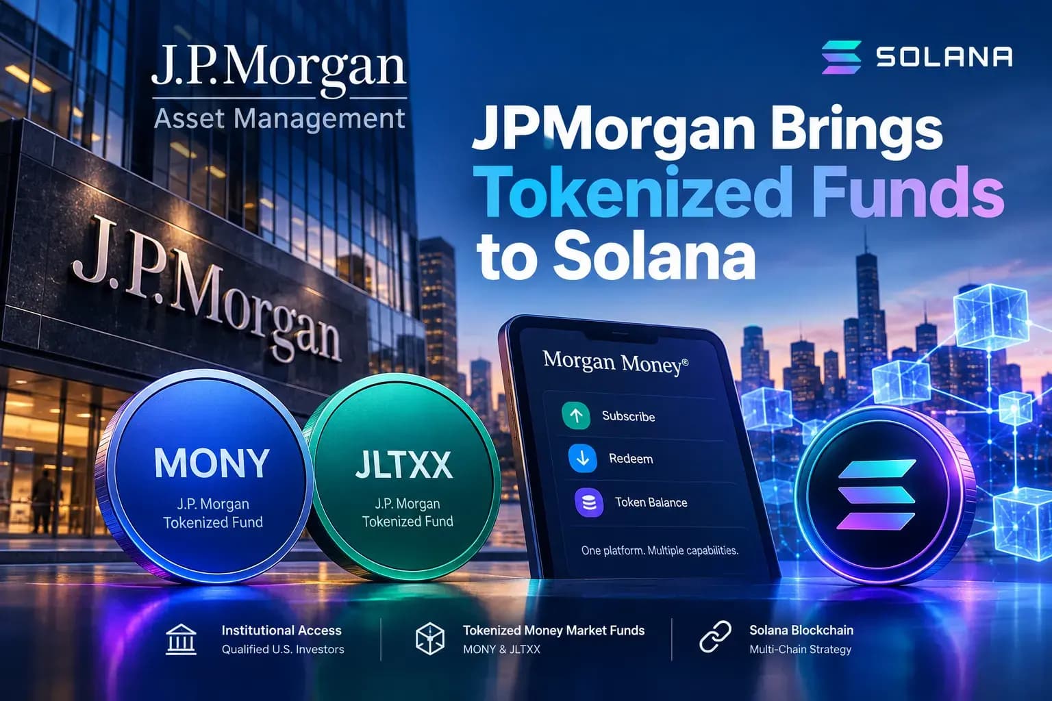 JPMorgan tokenized money market funds on Solana