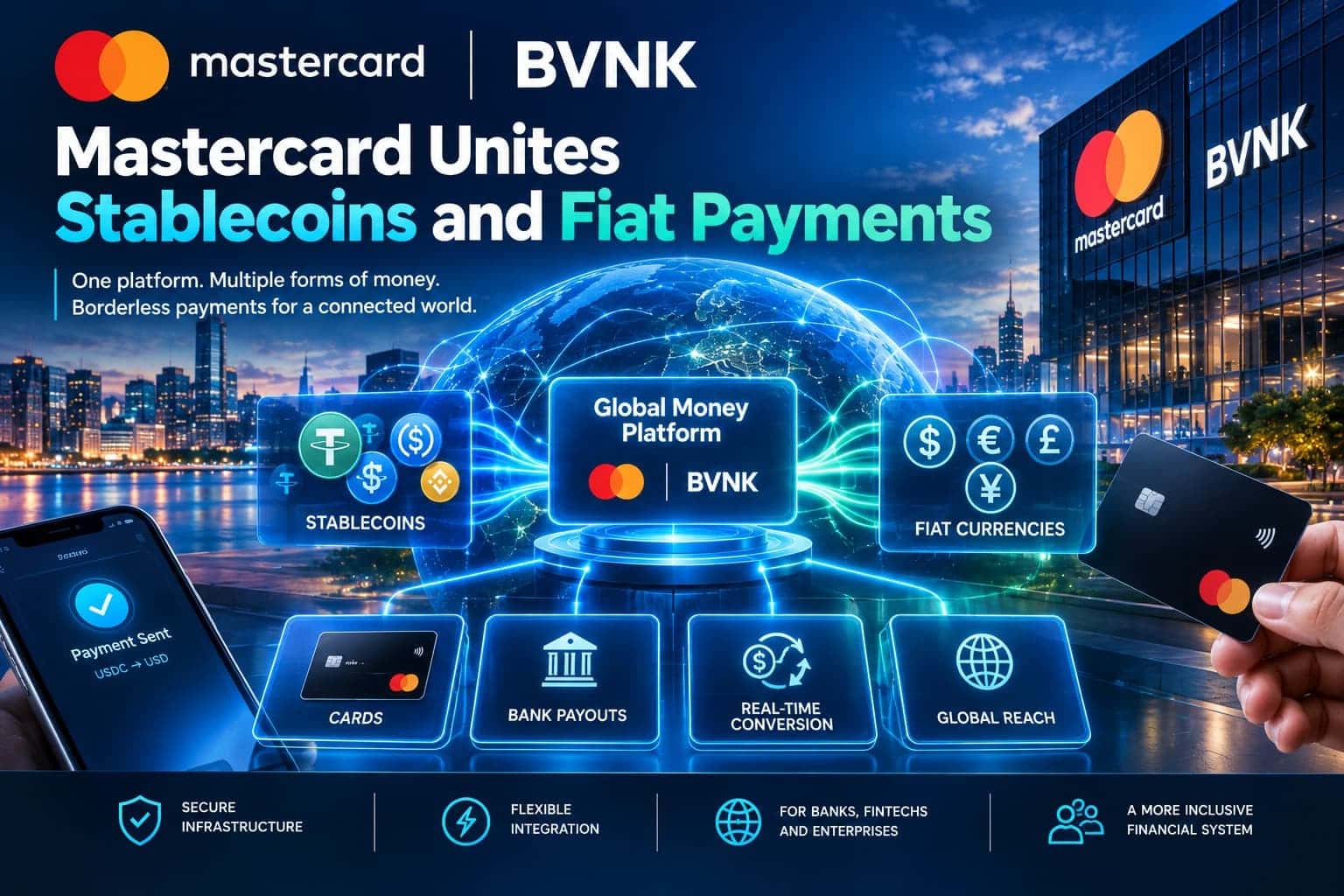 Mastercard and BVNK have launched a new global payments platform