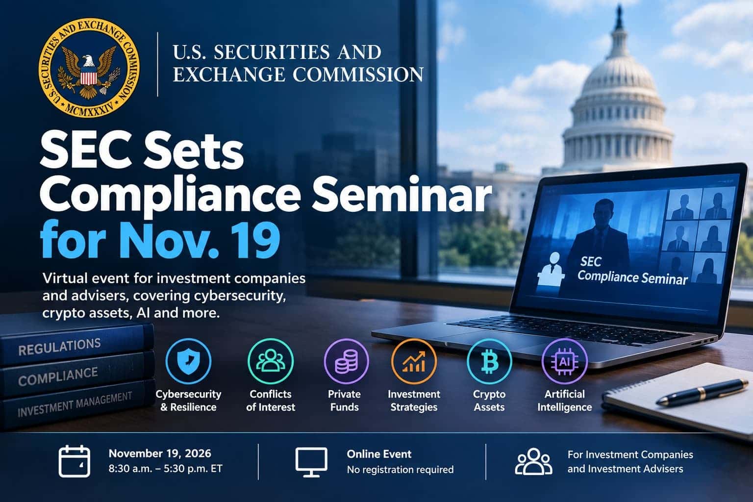 SEC Sets Compliance Seminar for Nov. 19