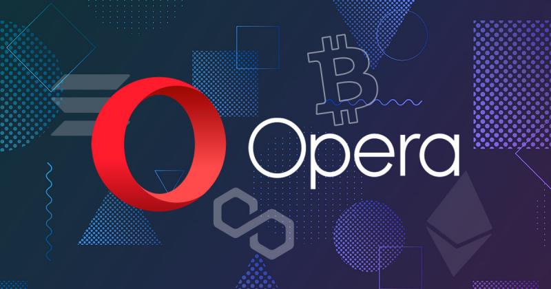 Opera supports other blockchains and cryptocurrencies