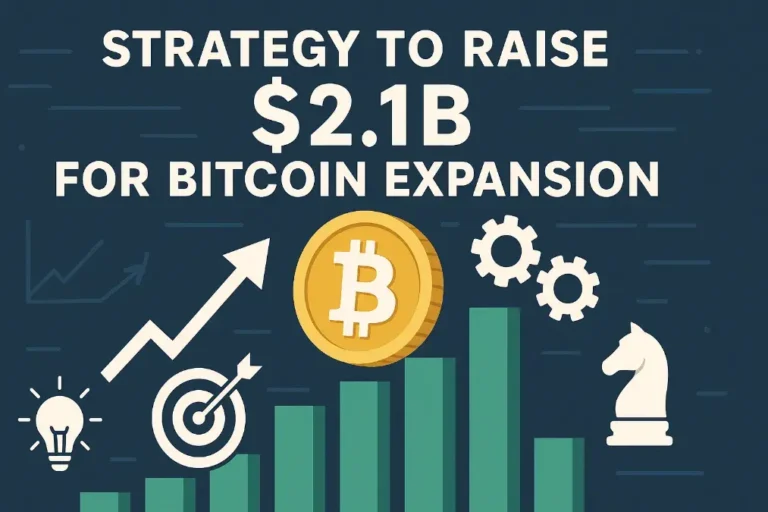 Strategy to Raise $2.1B for Bitcoin Expansion