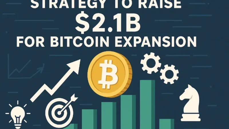 Strategy Embarks on $2.1 Billion Stock Offering to Fuel Bitcoin Ambitions