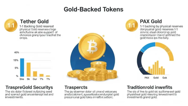 Gold-Backed Tokens Shine as Digital Safe Havens Amidst Global Turmoil