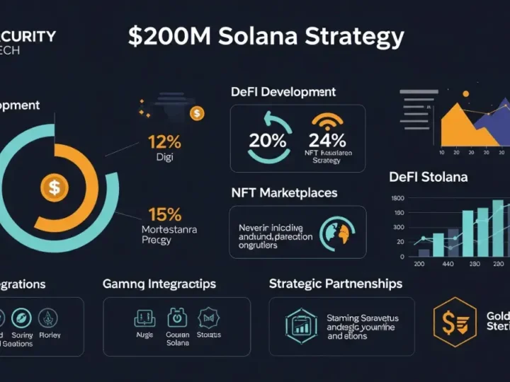 Mercurity Fintech Forges $200 Million Solana Treasury Strategy, Complementing Bitcoin Holdings