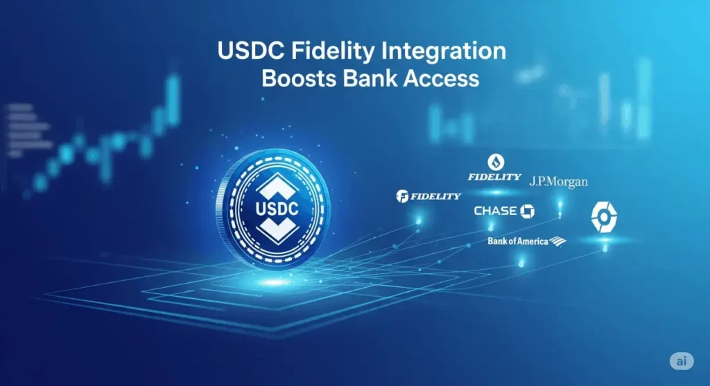 USDC Fidelity Integration Boosts Bank Access