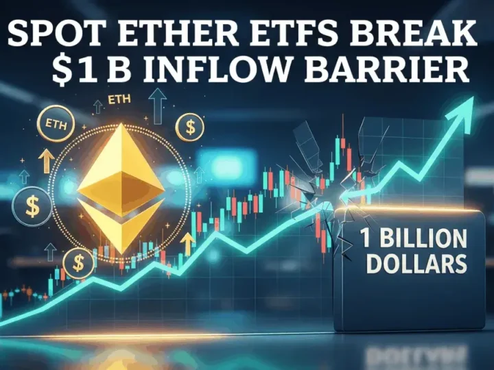 Los ETF de Ether al contado rompen récords con entradas diarias de 1.000 millones de dólares