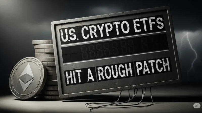 US Crypto ETFs Hit a Rough Patch: What’s Behind the Sudden $1 Billion Outflow?