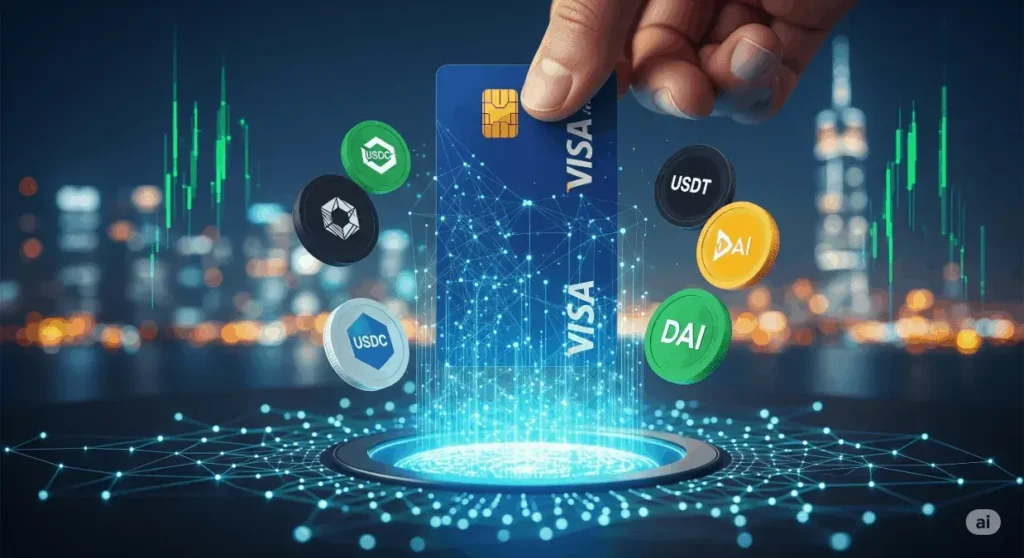 Visa Expands Support for stablecoins and blockchains