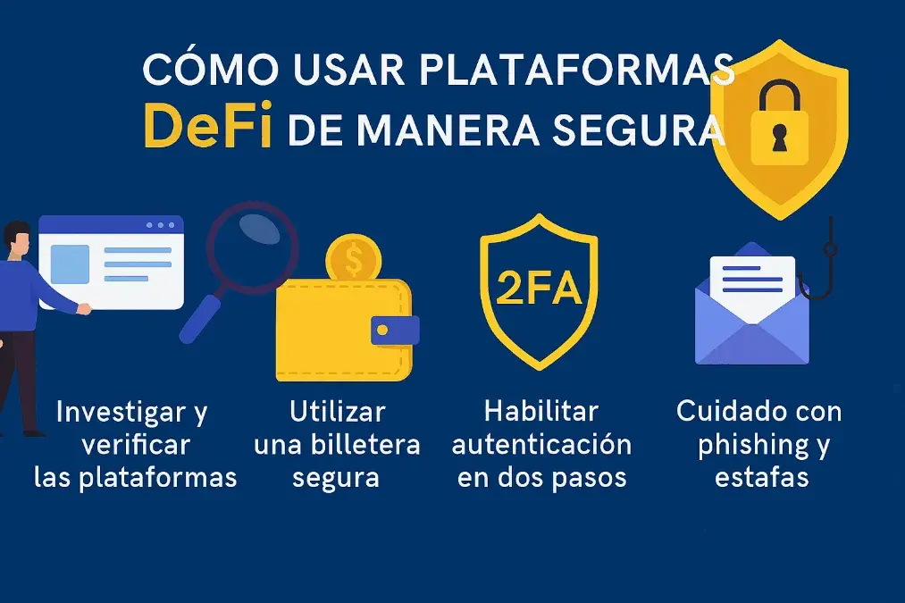 Cómo usar las plataformas DeFi de forma segura
