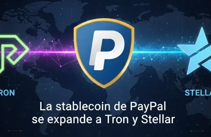La próxima frontera para los pagos digitales: la stablecoin de PayPal se expande a Tron y Stellar