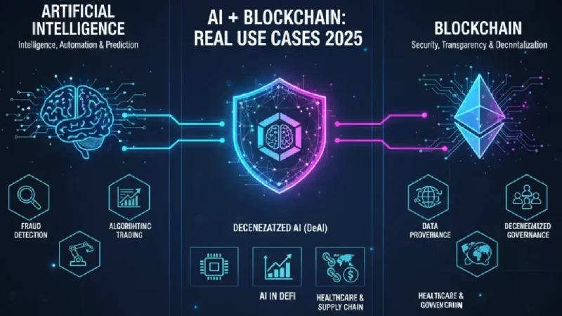 IA y blockchain: casos de uso reales en 2025 y más allá