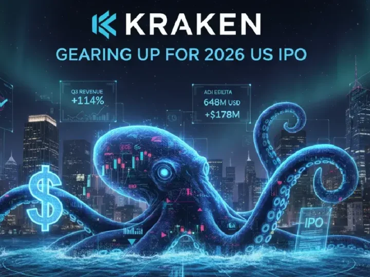 Kraken redobla la apuesta: 648 millones de dólares en ingresos del tercer trimestre impulsan los planes de salida a bolsa en EE. UU. para 2026