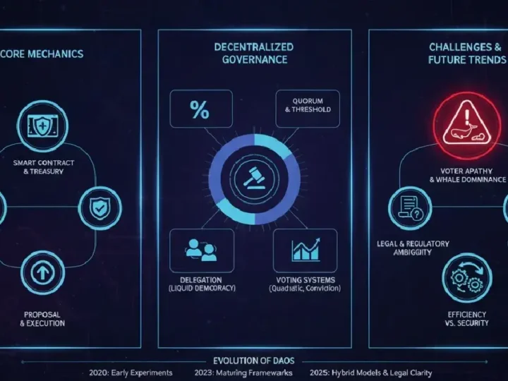How DAOs Work: Governance, Voting, and the Future of Decentralized Organizations