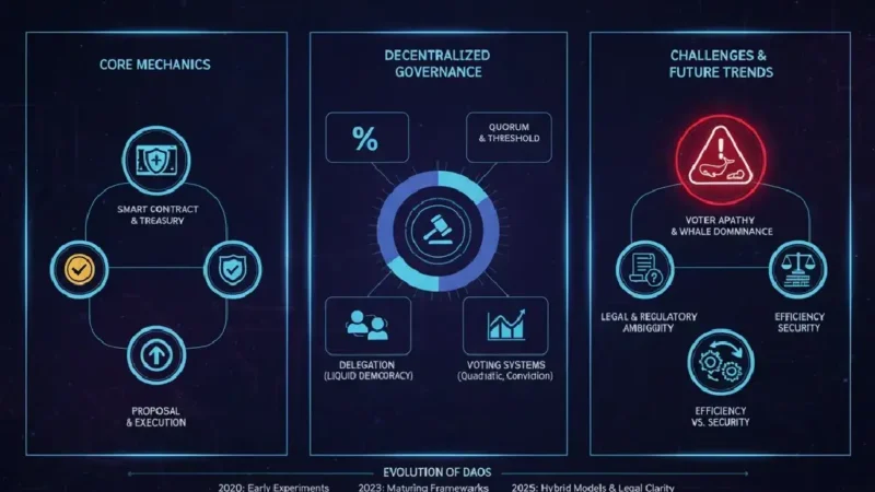 How DAOs Work: Governance, Voting, and the Future of Decentralized Organizations