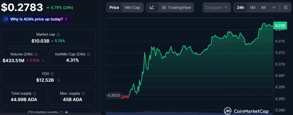 Cardano price