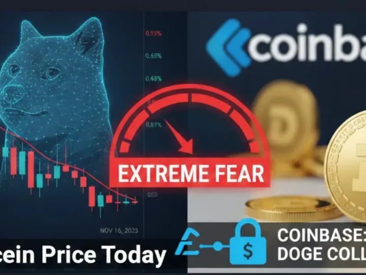 Precio de Dogecoin hoy: Coinbase añade DOGE como colateral mientras el mercado cae