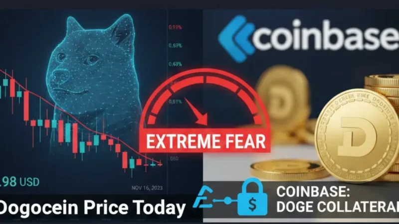 Dogecoin Price Today: Coinbase Adds DOGE as Loan Collateral Amid Market Slump