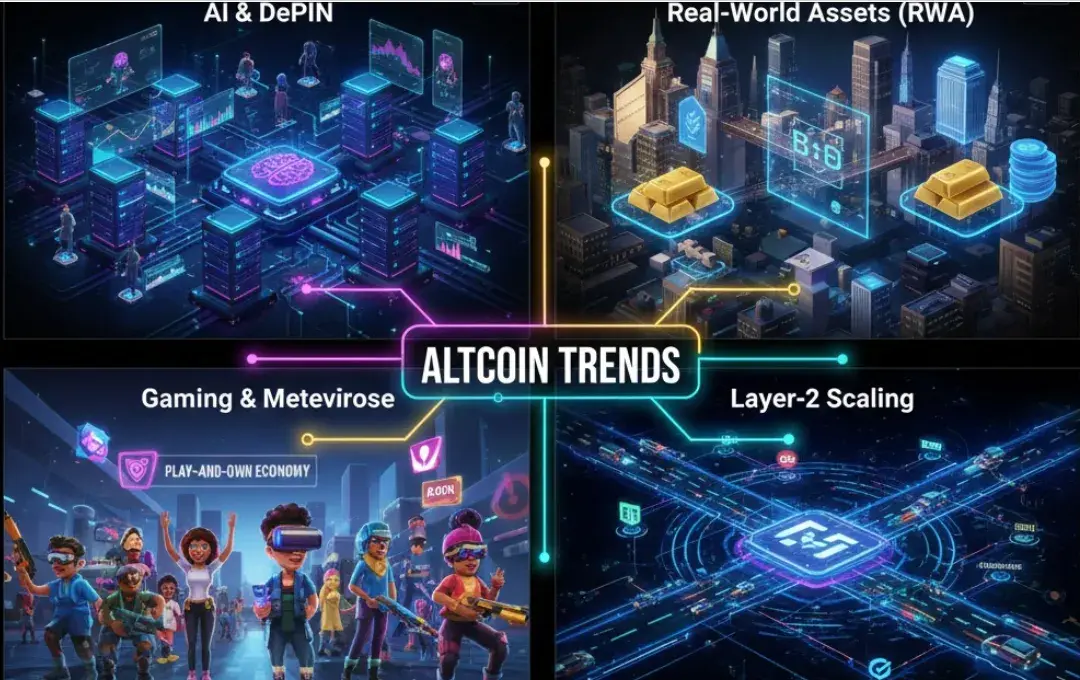 Tendencias del mercado de altcoins