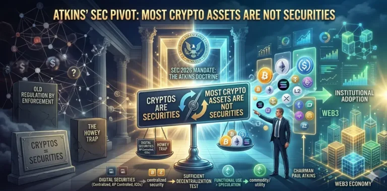 Atkins' SEC Pivot: Most Crypto Assets Are Not Securities