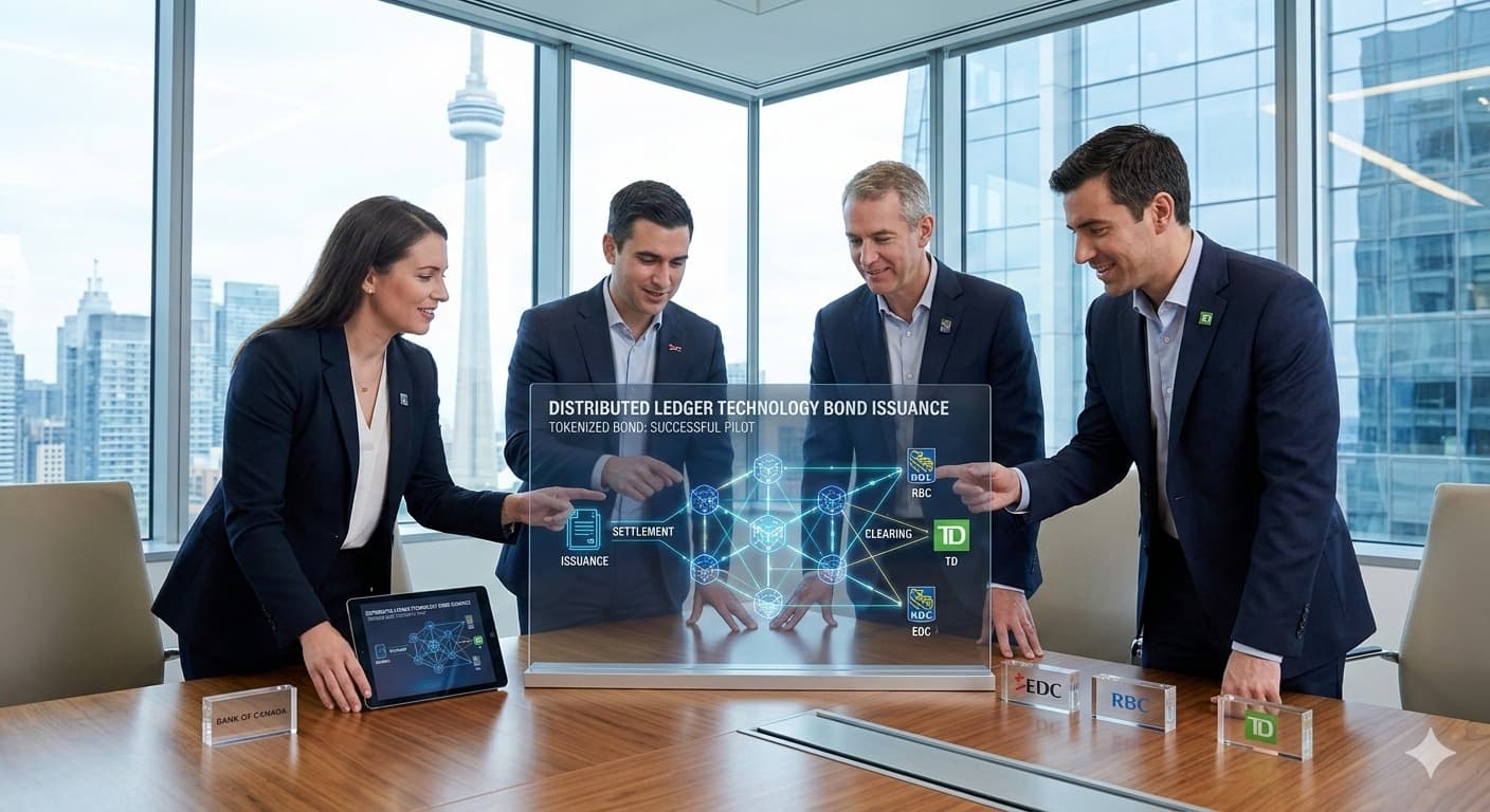 Canada’s Major Banks and EDC Successfully Pilot Tokenized Bond on DLT