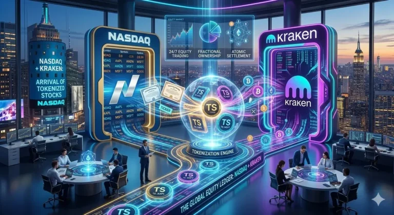 Nasdaq, Kraken y la llegada de las acciones tokenizadas