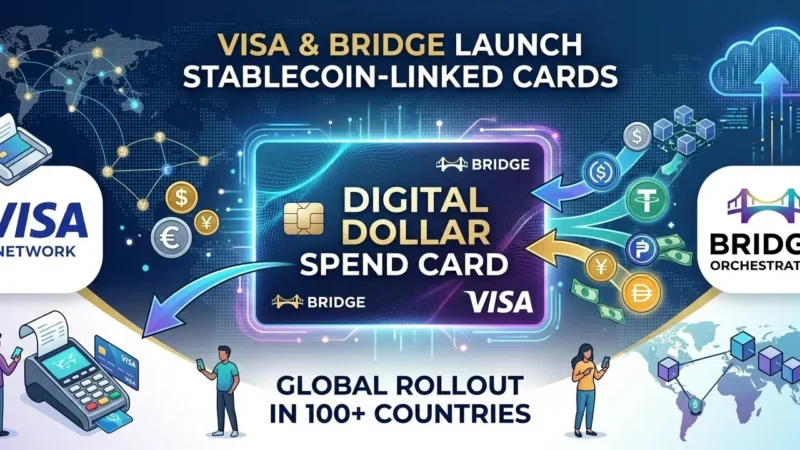 Visa and Bridge Expand Collaboration: Bringing Stablecoin-Linked Cards to 100+ Countries