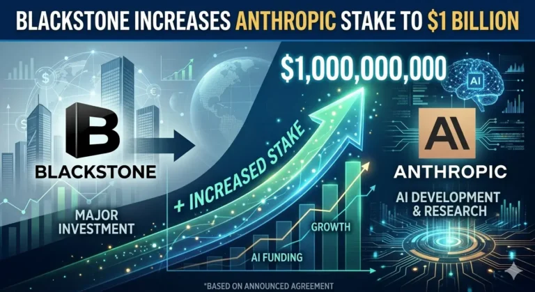 Blackstone’s $1B Bet: Anthropic and AI’s Future