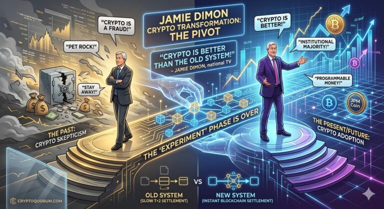 Jamie Dimon Crypto Transformation: The Pivot