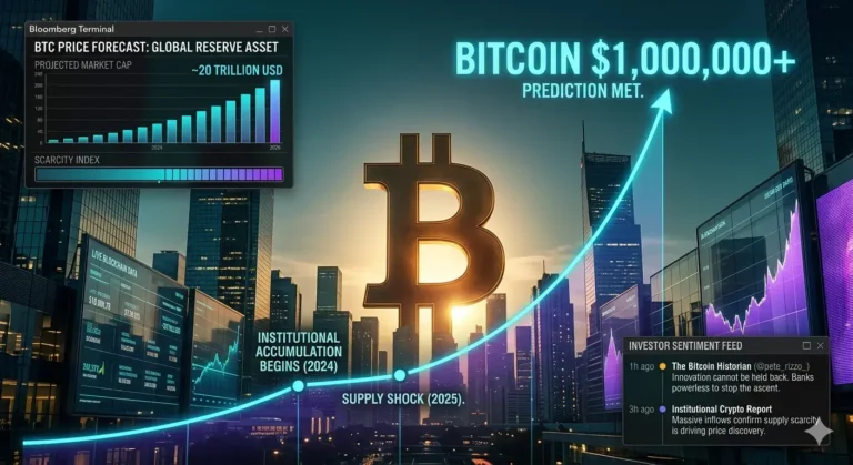Bitcoin $1 million prediction