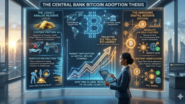 Sovereign Scarcity: Why Central Banks Will Soon Choose Bitcoin Over Gold