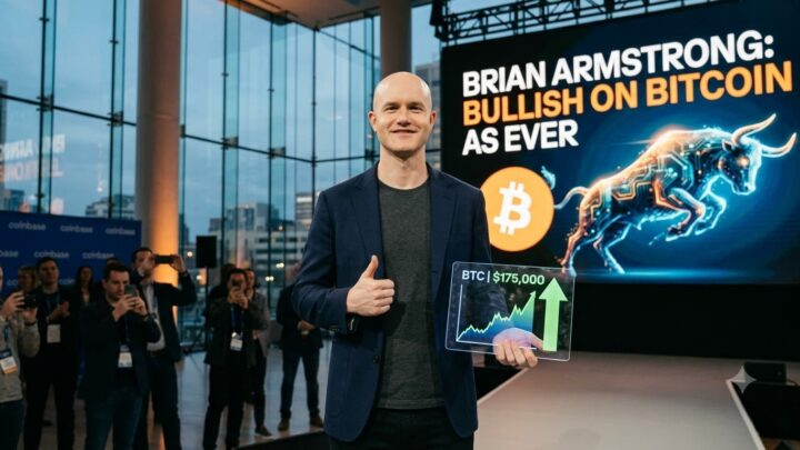 Brian Armstrong Says He’s Bullish on Bitcoin as Ever — And Still Long