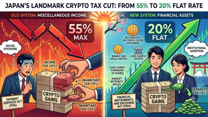 Japan Passes Its CLARITY Act: Crypto Recognized as Financial Asset, Taxes Cut From 55% to 20%