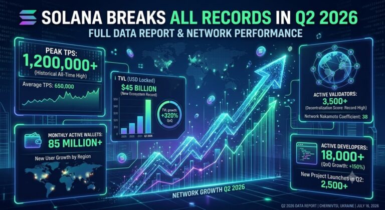 Solana breaks records