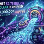 Over $3 Billion in Stablecoins Minted on Solana in One Week -Circle Leads With $2.75B