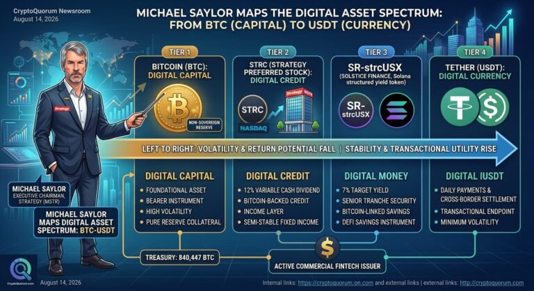 Michael Saylor Maps Digital Asset Spectrum