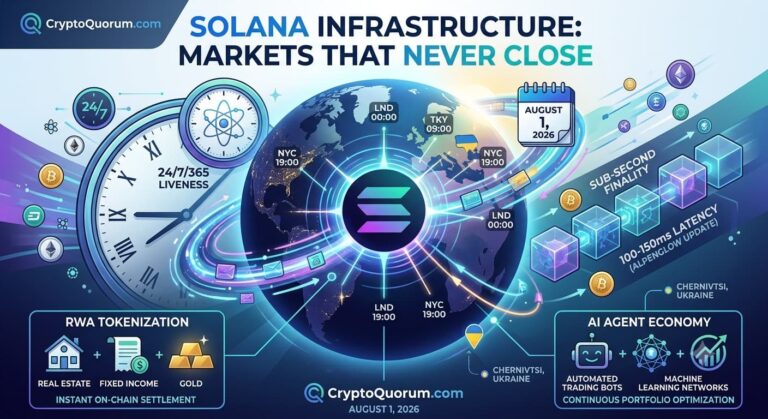 Solana Infrastructure: Markets That Never Close