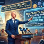 Brian Armstrong Rallies Crypto Voters as Pressure Mounts on Senate Leadership to Pass the CLARITY Act